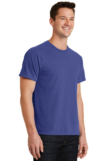 Blue Iris Port & Co Beach Wash Garment-Dyed Tee. PC099 plain
