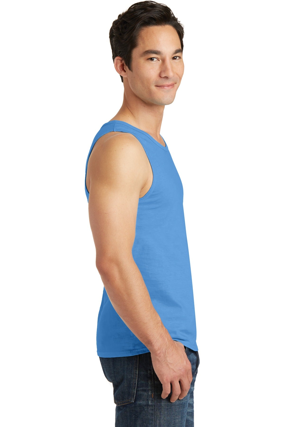Blue Moon Port & Co Beach Wash Garment-Dyed Tank. PC099TT plain