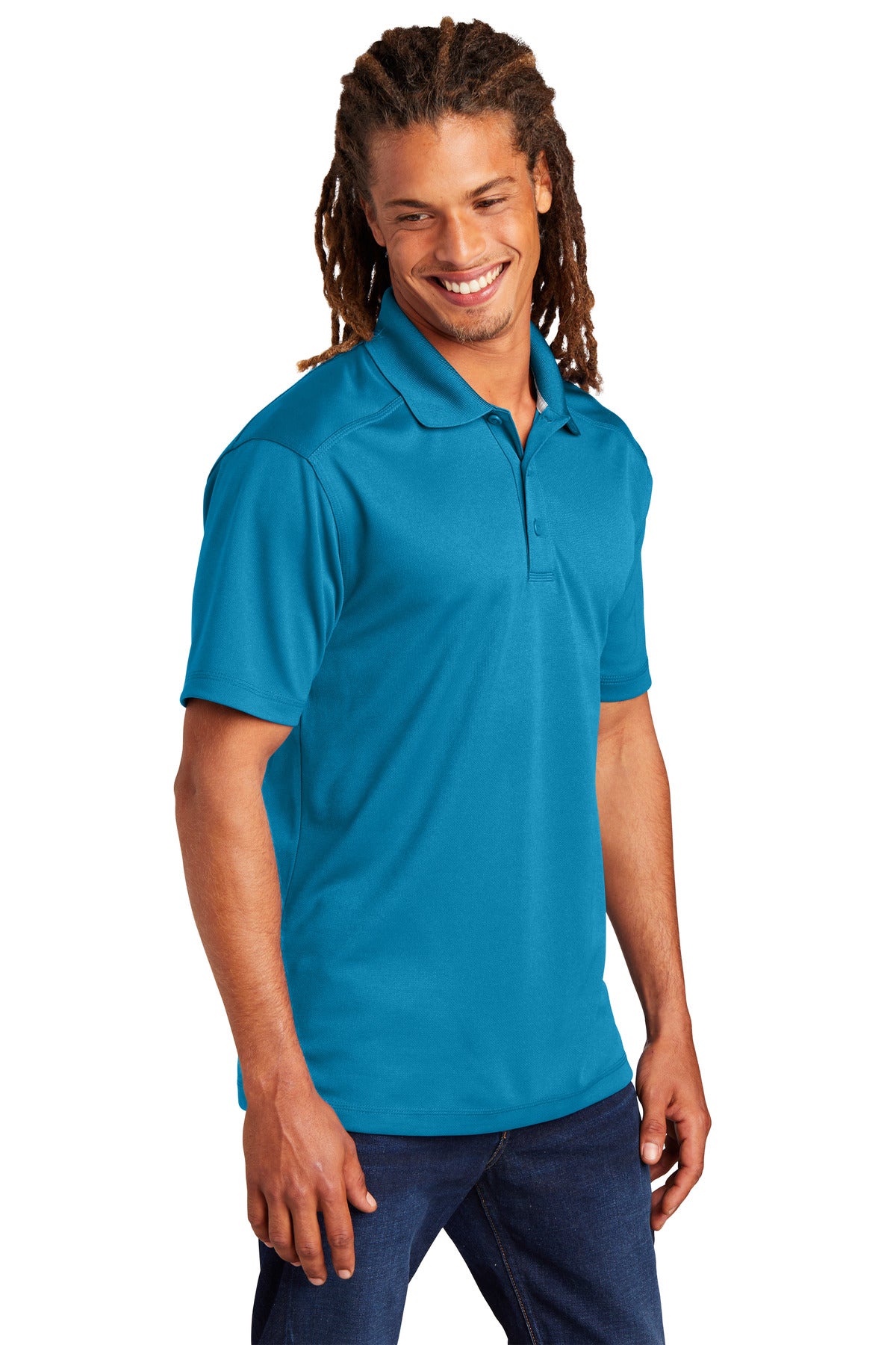 Blue Wake Sport-Tek PosiCharge Micro-Mesh Polo. ST680 plain