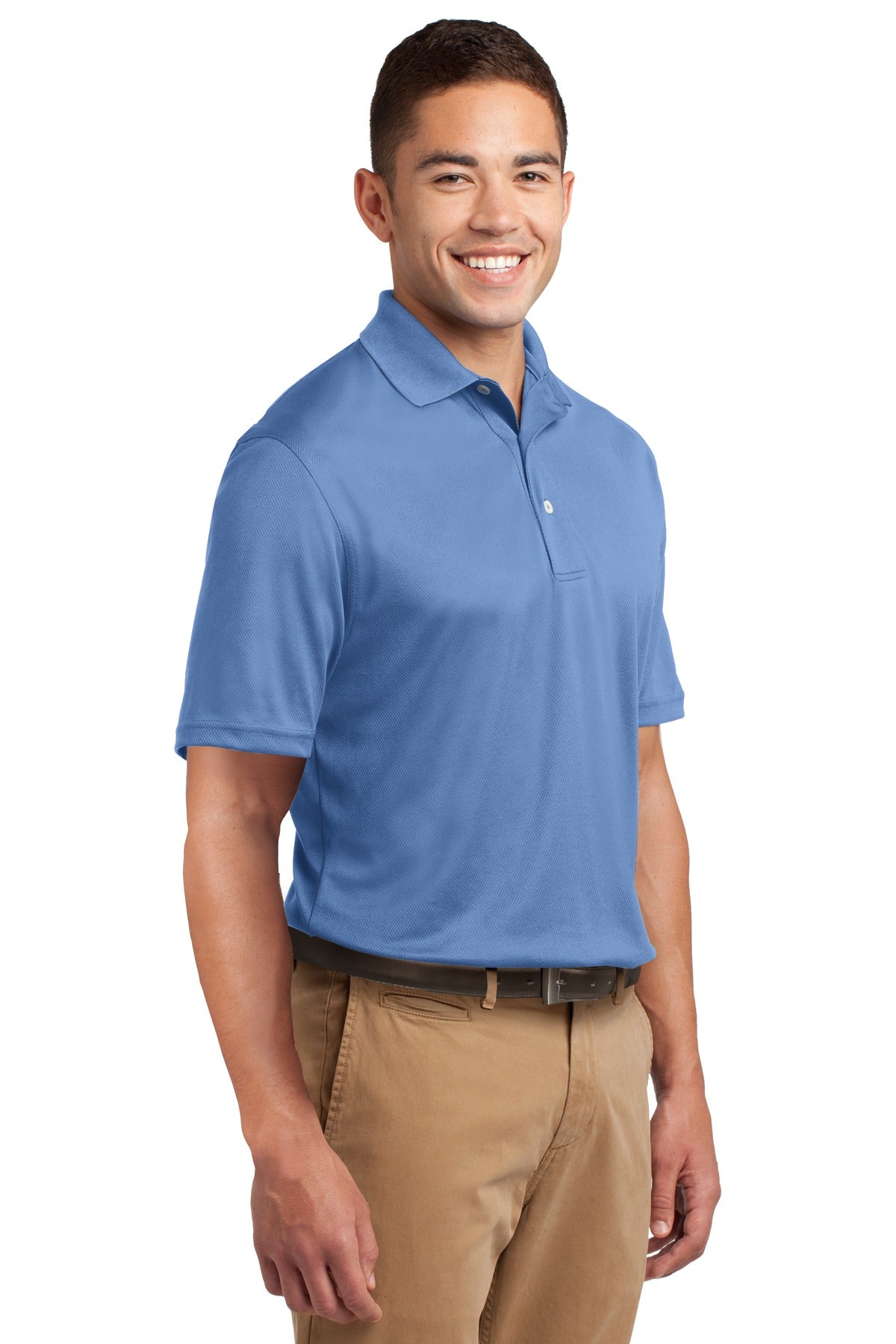 Blueberry Sport-Tek Dri-Mesh Polo. K469 plain