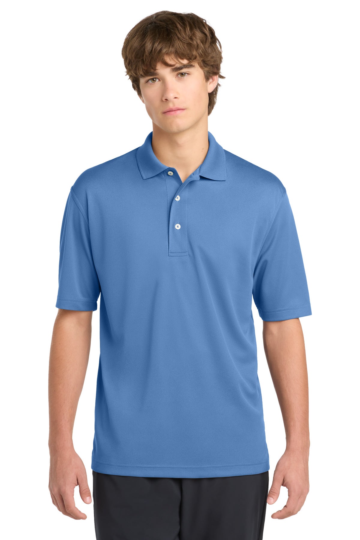 Blueberry Sport-Tek Dri-Mesh Polo. K469 plain