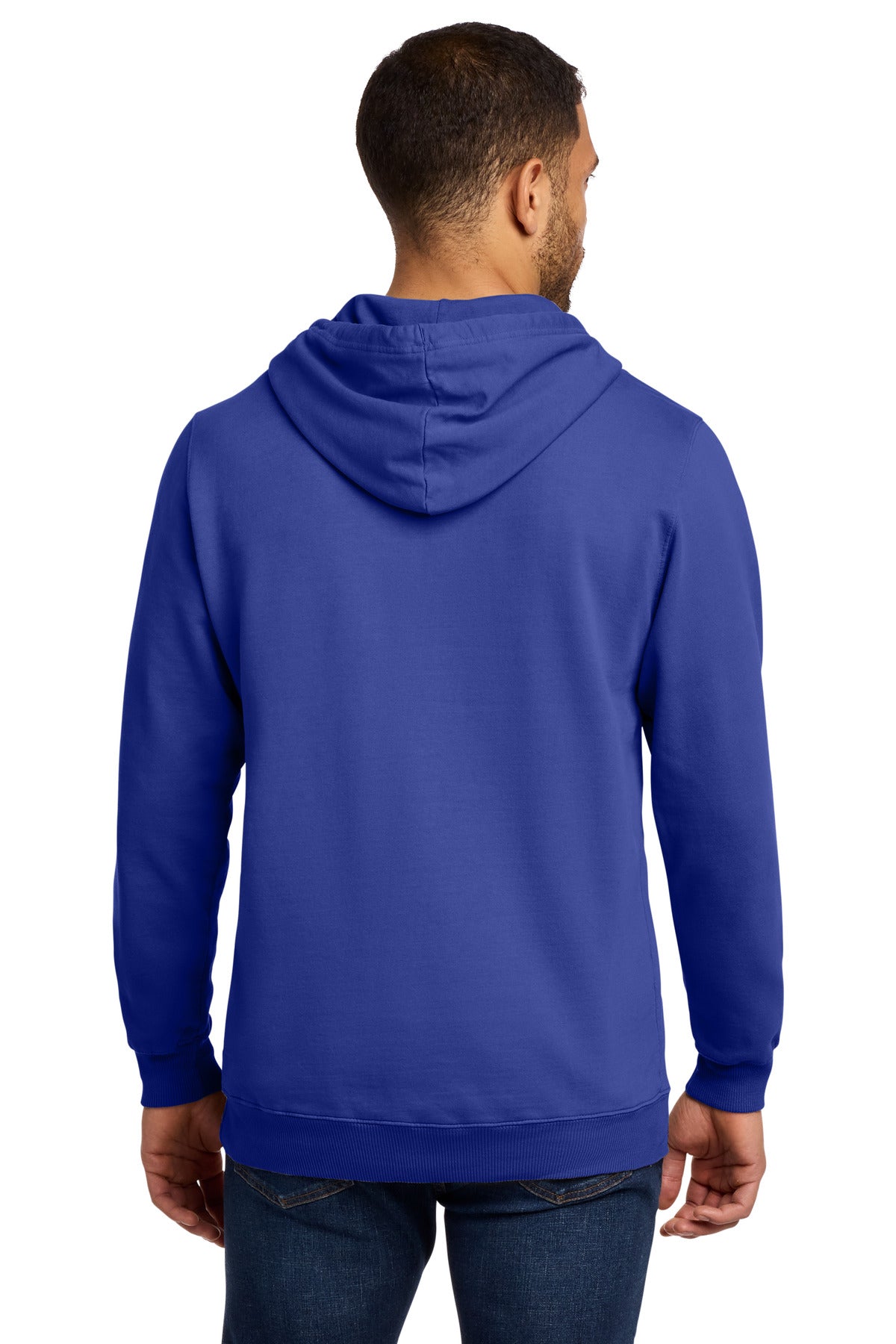 BlueIris Port & Co Beach Wash Garment-Dyed Pullover Hooded Sweatshirt. PC098H plain