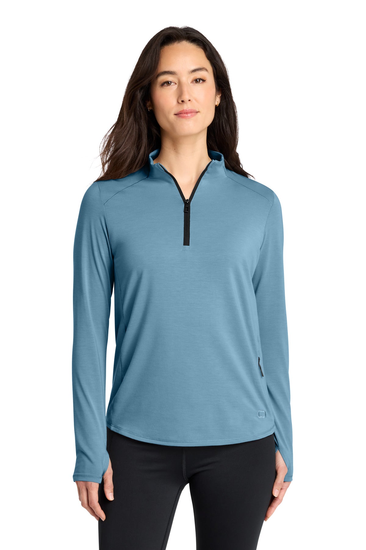 BlueMist OGIO Women's Motion 1/4-Zip LOG153