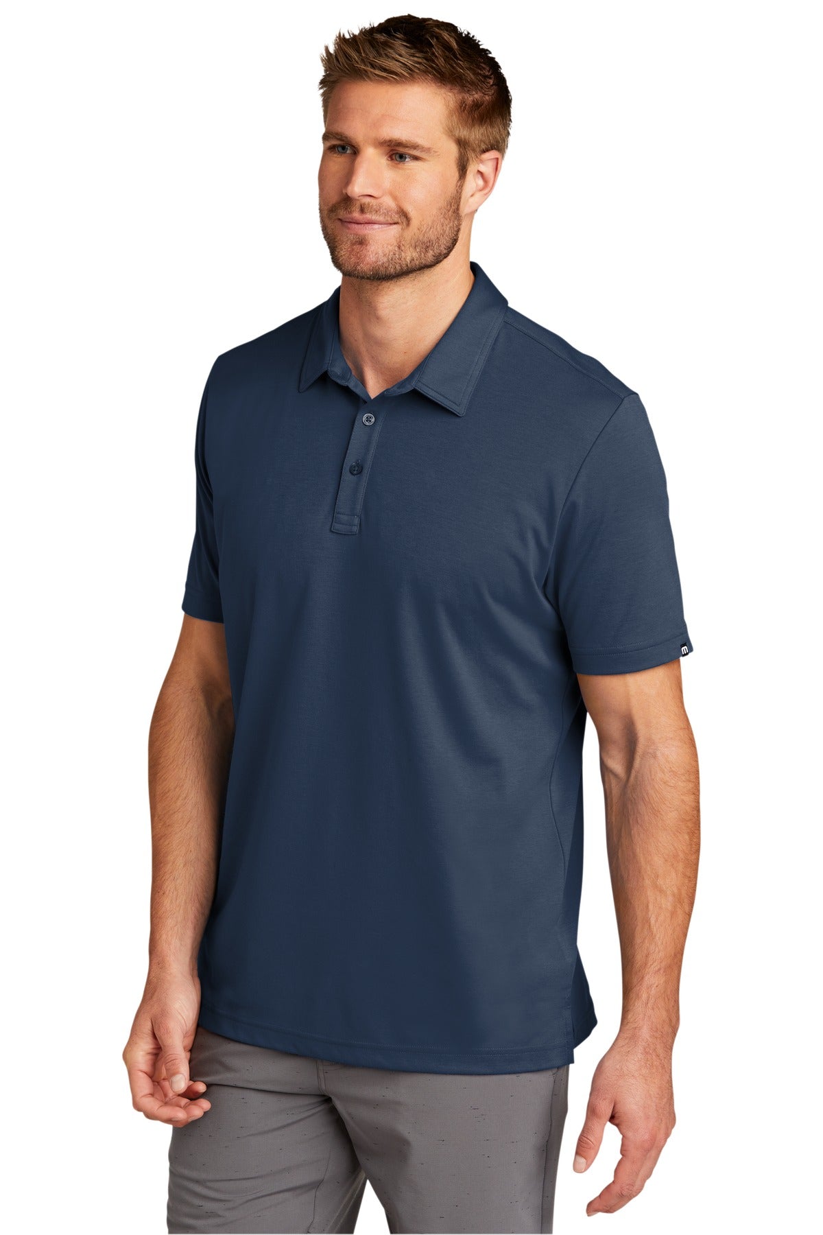 BlueNights TravisMathew Oceanside Solid Polo. TM1MU411 plain