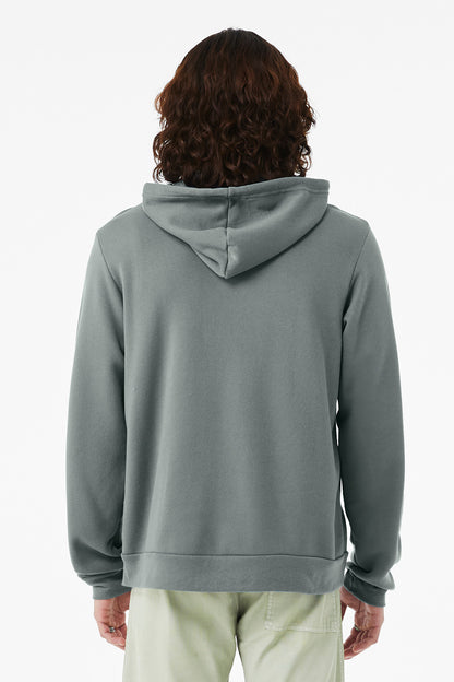 BlueStorm BELLA+CANVAS Unisex Sponge Fleece Full-Zip Hoodie. BC3739 plain