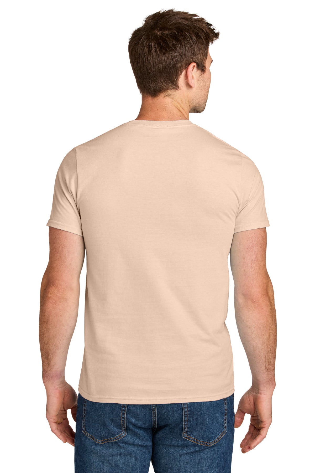 BlushPink Jerzees Ultimate Unisex Ring Spun T-Shirt IC46M plain