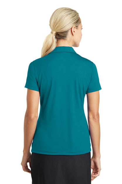 Blustery Nike Women's Dri-FIT Vertical Mesh Polo. 637165 plain