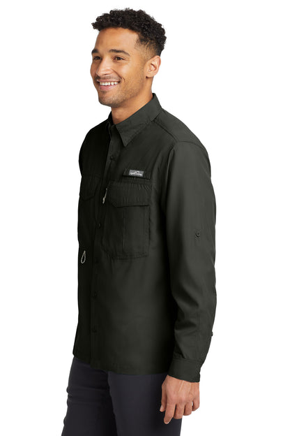 Boulder Eddie Bauer - Long Sleeve Performance Fishing Shirt. EB600 plain