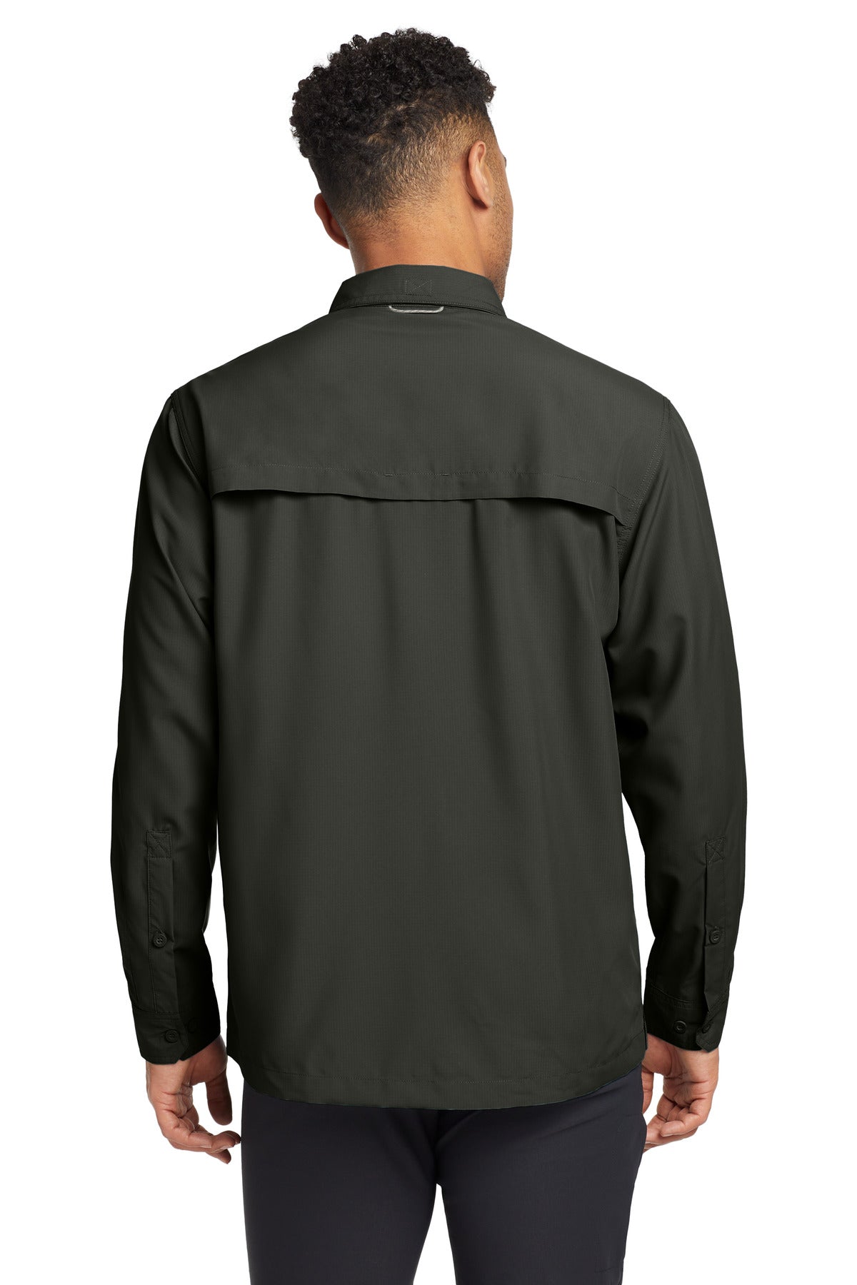 Boulder Eddie Bauer - Long Sleeve Performance Fishing Shirt. EB600 plain