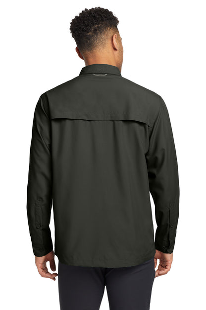 Boulder Eddie Bauer - Long Sleeve Performance Fishing Shirt. EB600 plain