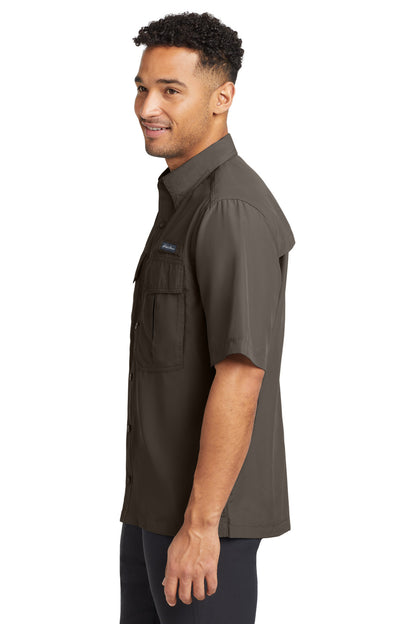 Boulder Eddie Bauer Short Sleeve Performance Fishing Shirt EB602 plain