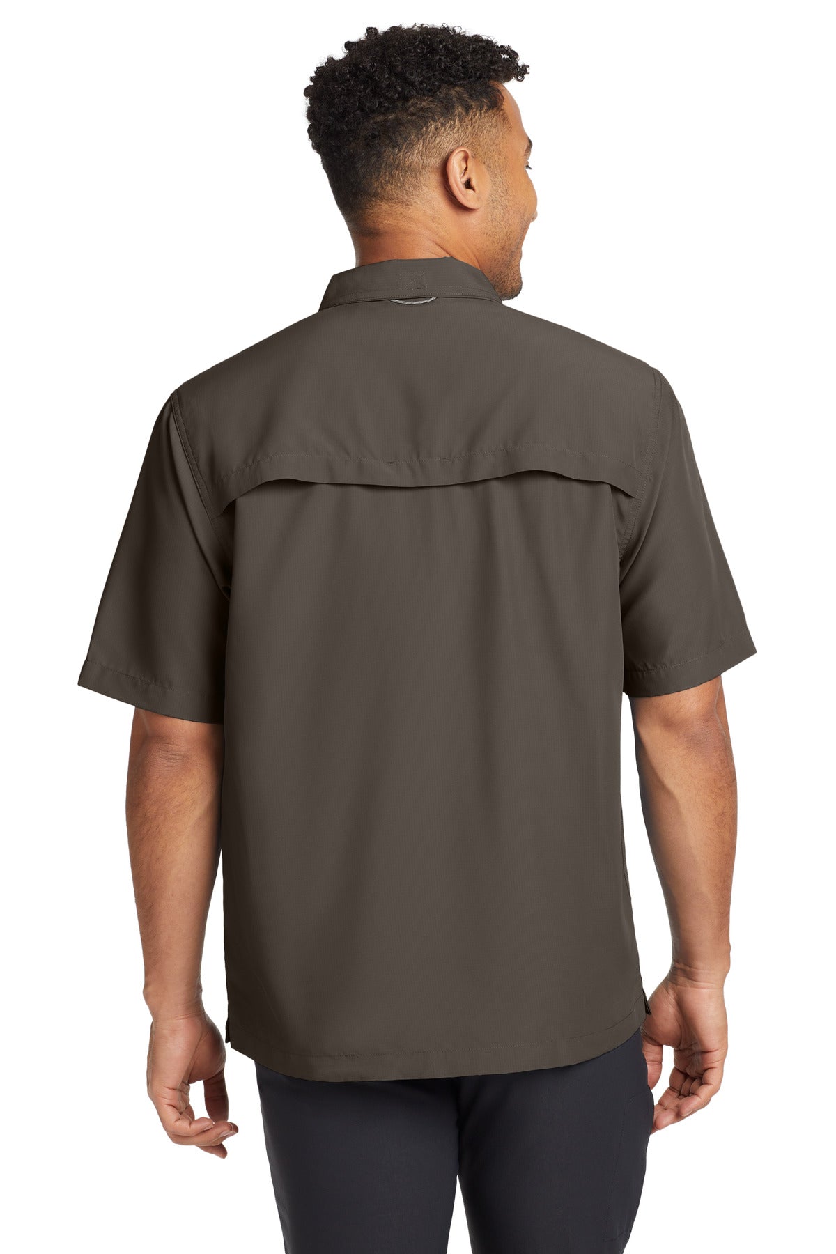 Boulder Eddie Bauer Short Sleeve Performance Fishing Shirt EB602 plain