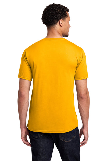 Bright Gold Port & Co Fan Favorite Tee. PC450 plain