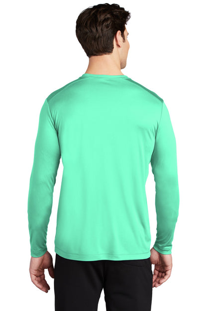 Bright Seafoam Sport-Tek Posi-UV Pro Long Sleeve Tee. ST420LS plain