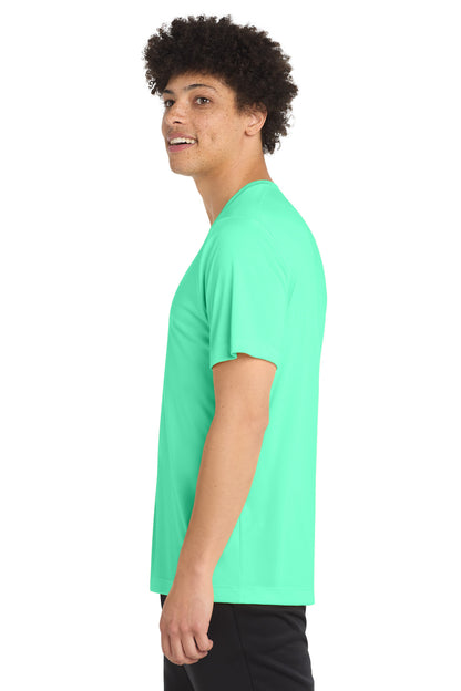Bright Seafoam Sport-Tek Posi-UV Pro Tee. ST420 plain