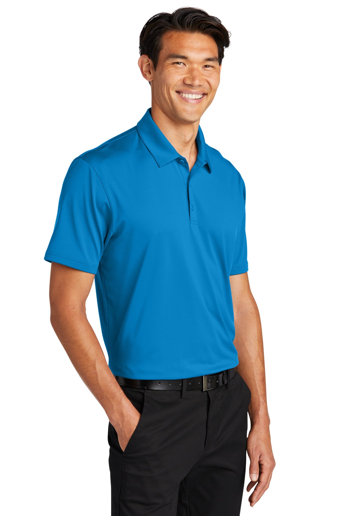 BrillBlue Port Authority Performance Staff Polo K398 plain