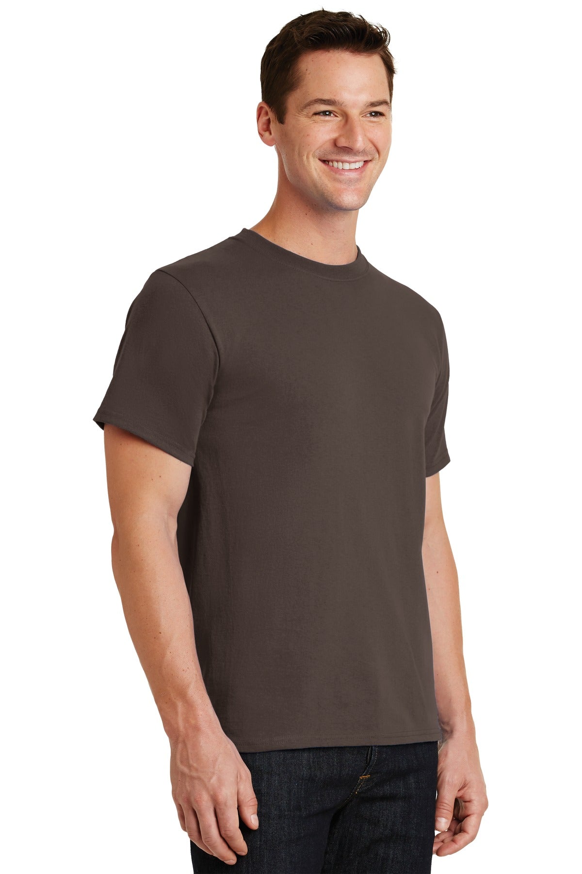 Brown Port & Co Essential Tee. PC61 plain