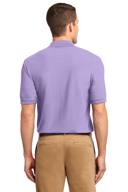 Brt Lavender Port Authority Extended Size Silk Touch Polo K500ES plain