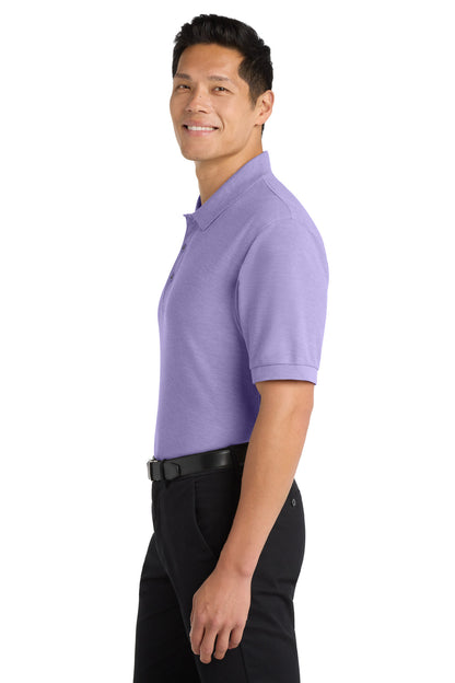 Brt Lavender Port Authority Extended Size Silk Touch Polo K500ES plain