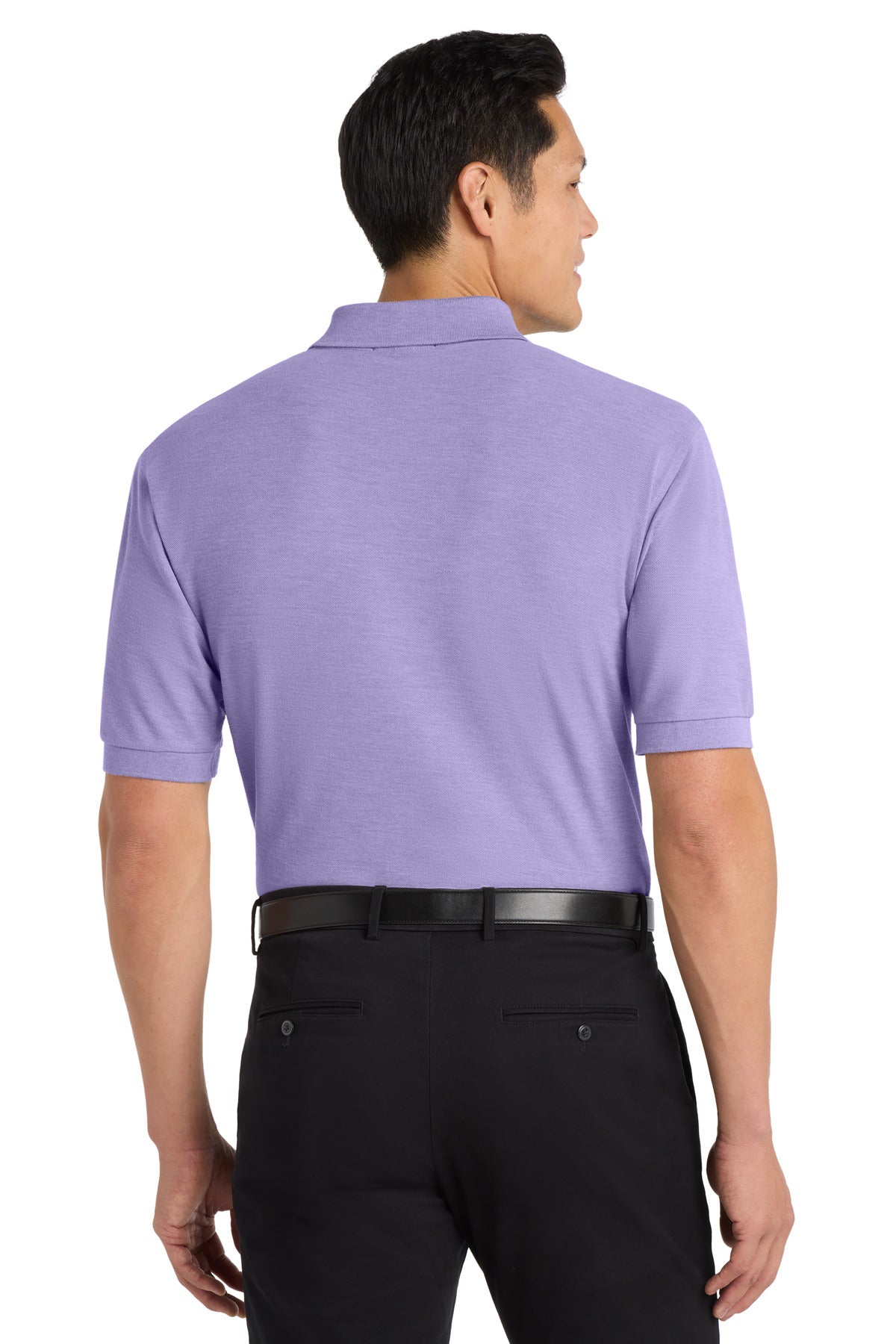 Brt Lavender Port Authority Extended Size Silk Touch Polo K500ES plain
