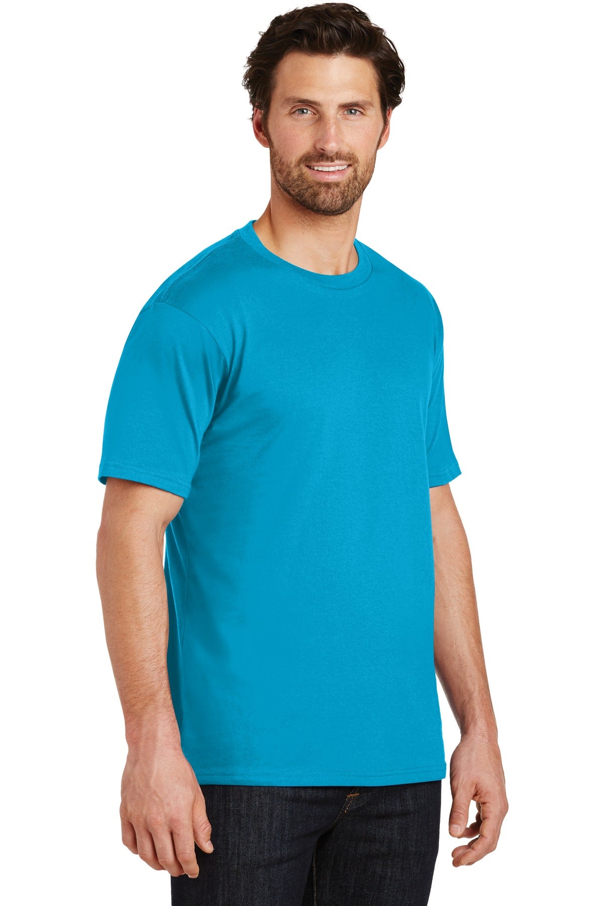 Brt Turquoise District Perfect Weight Tee. DT104 plain