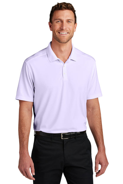 BrtLvndr Port Authority City Stretch Flat Knit Polo K683 plain