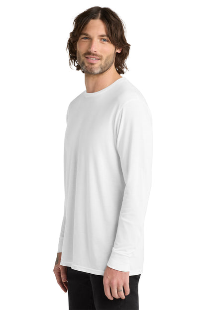 BrtWhite Allmade Unisex Tri-Blend Long Sleeve Tee AL6004 plain