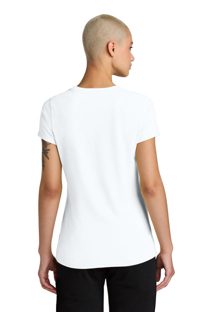 BrtWhite District Women's Perfect Weight CVC Tee DT188 plain