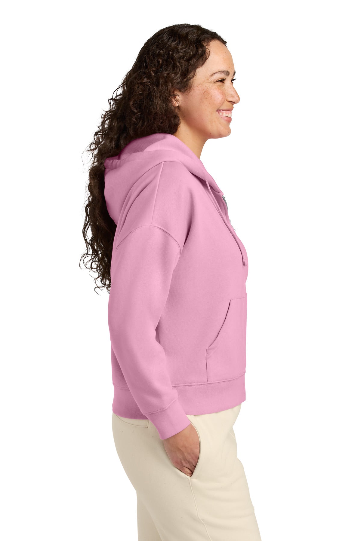 BubblePink Stanley/Stella Women's Stella Ida Full-Zip Hooded Sweatshirt SXW037 plain