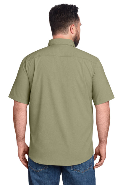 BurntOlive Carhartt Force Solid Short Sleeve Shirt CT105292 plain