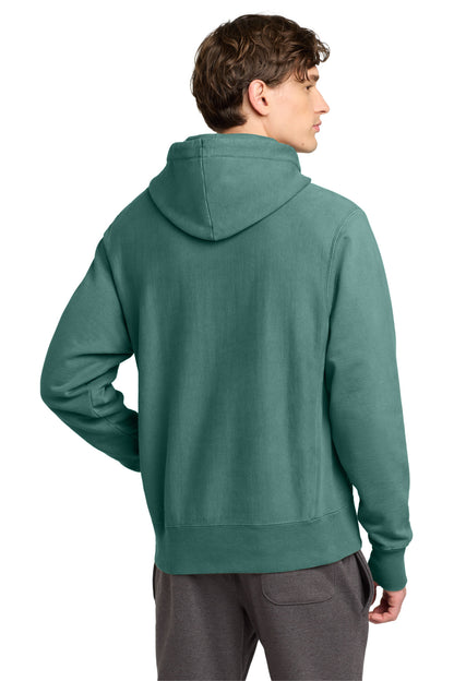Cactus Champion Reverse Weave Garment-Dyed Hooded Sweatshirt. GDS101 plain