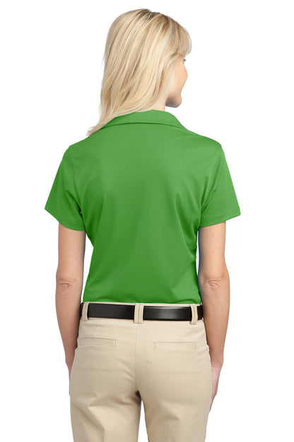 Cactus Green Port Authority Women's Tech Pique Polo. L527 plain