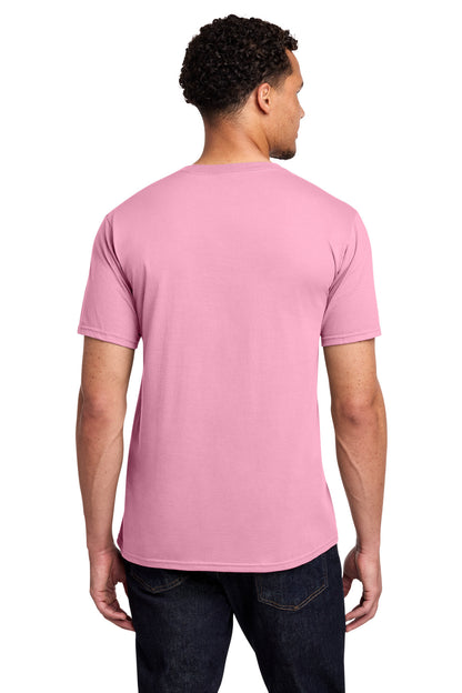 Candy Pink Port & Co Fan Favorite Tee. PC450 plain