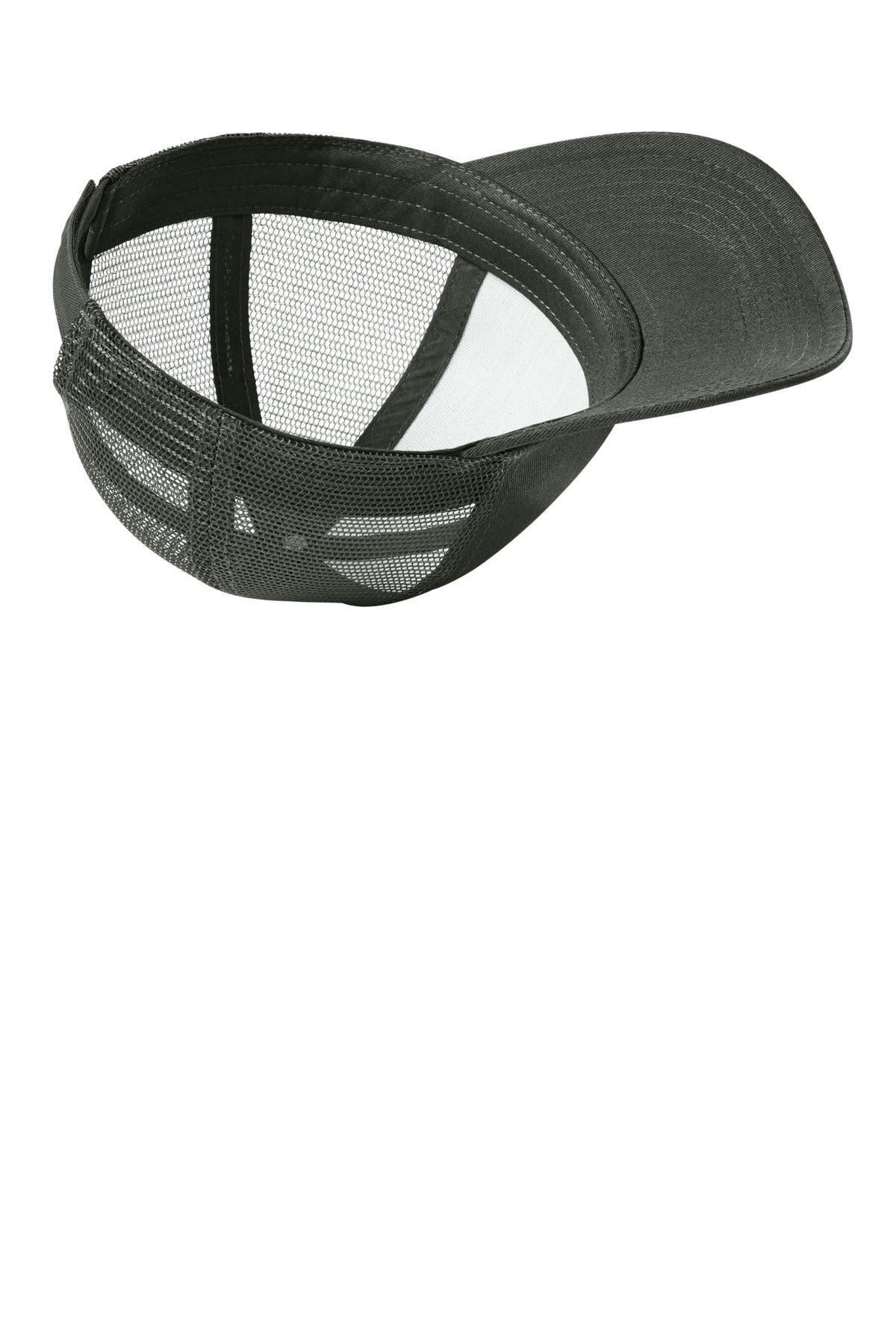 Carbon Grey Port Authority Adjustable Mesh Back Cap. C911