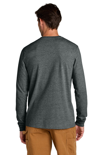 CarbonHthr Carhartt Long Sleeve T-Shirt CT106921 plain