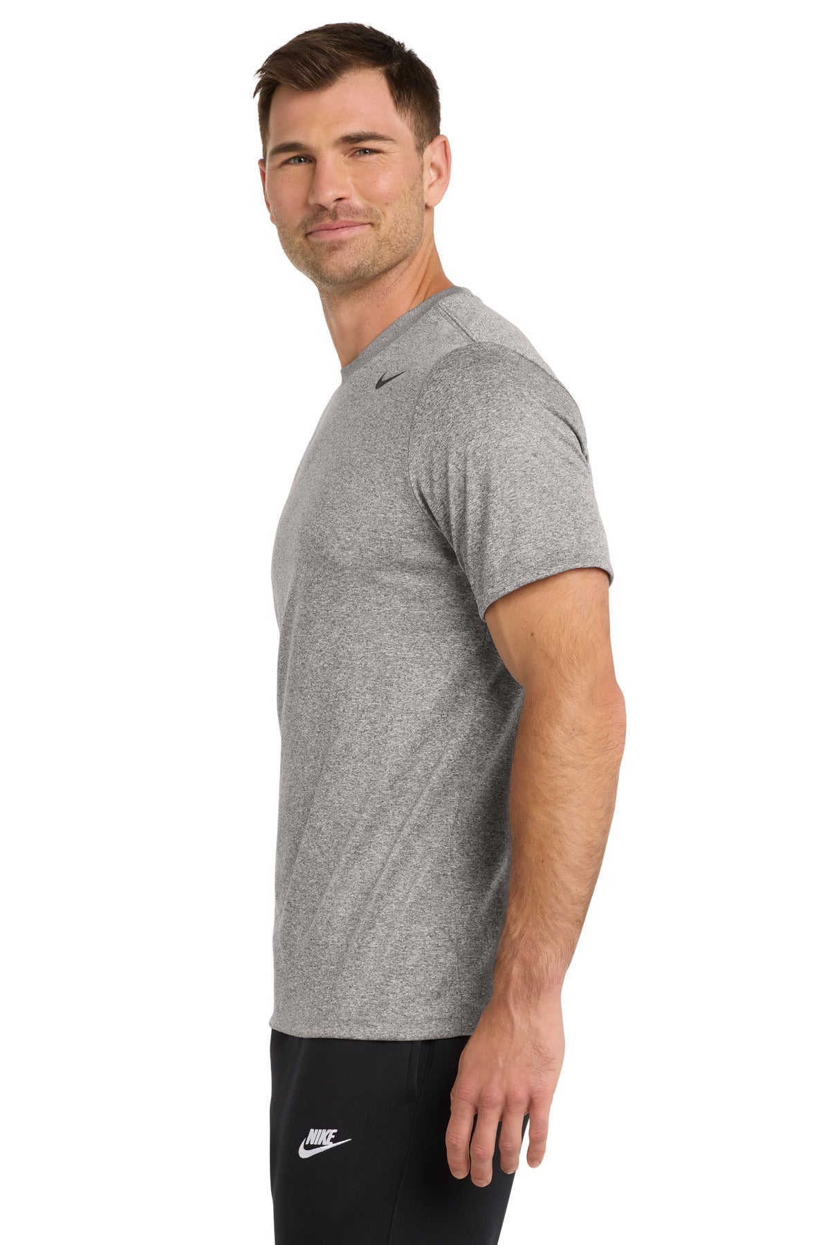 CarbonHthr Nike Team rLegend Tee DV7299 plain