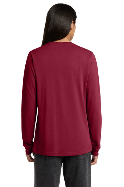 Cardinal BELLA+CANVAS Unisex Jersey Long Sleeve Tee. BC3501 plain