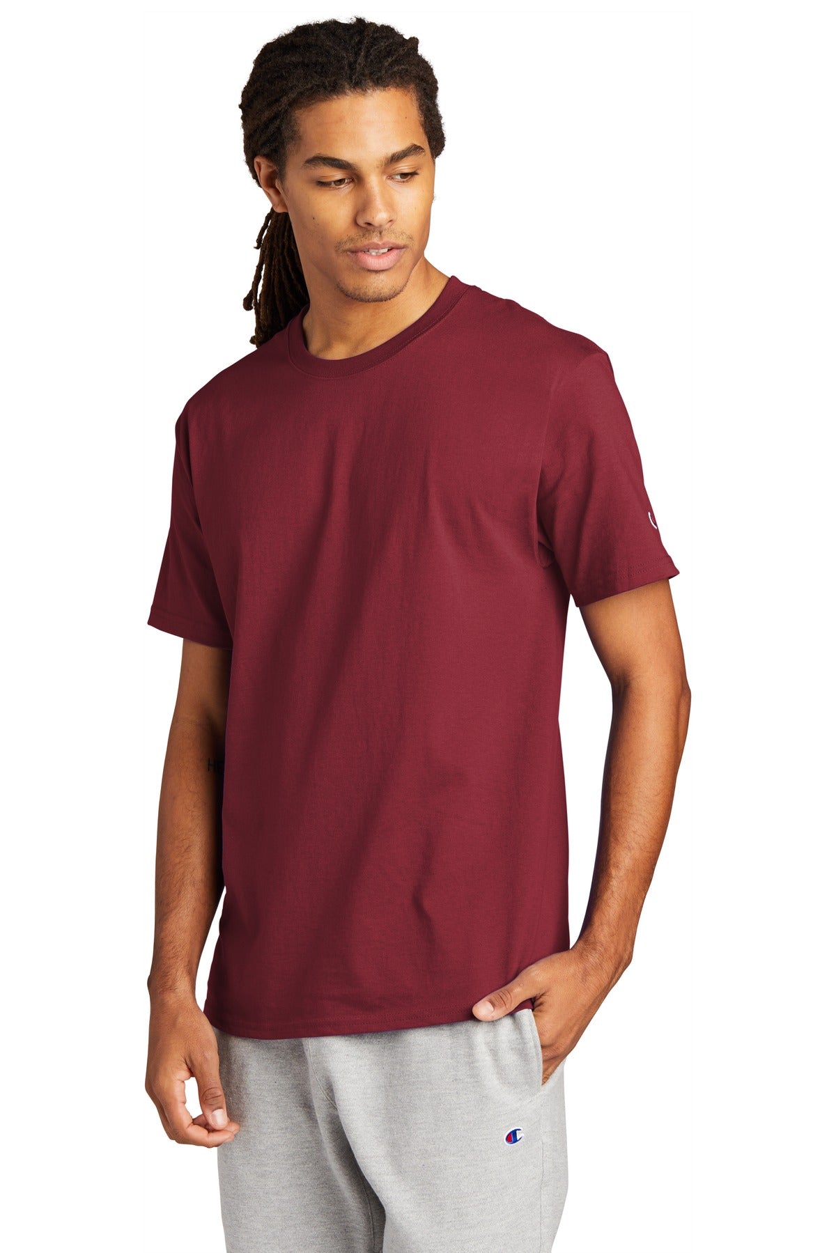 Cardinal Champion Heritage 6-Oz. Jersey Tee T425 plain