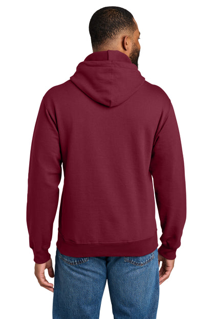 Cardinal Port & Co Tall Essential Fleece Pullover Hooded Sweatshirt. PC90HT plain