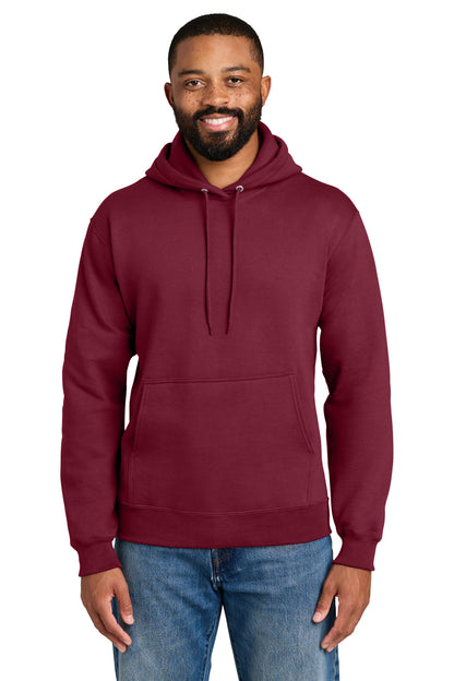 Cardinal Port & Co Tall Essential Fleece Pullover Hooded Sweatshirt. PC90HT plain
