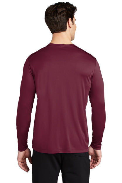 Cardinal Sport-Tek Posi-UV Pro Long Sleeve Tee. ST420LS plain