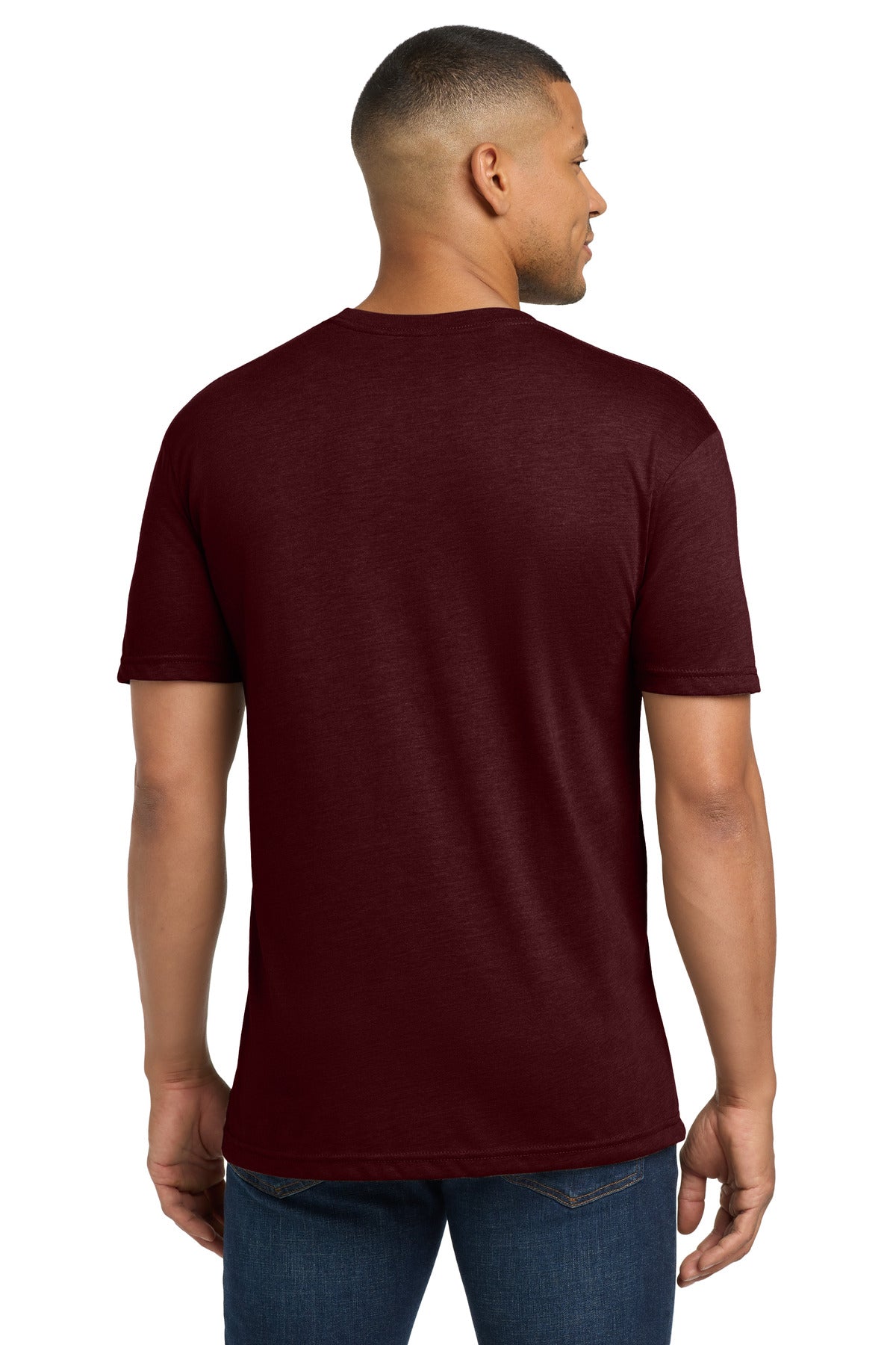 CardinalBk Next Level Apparel Adult Tri-Blend Tee. NL6010 plain