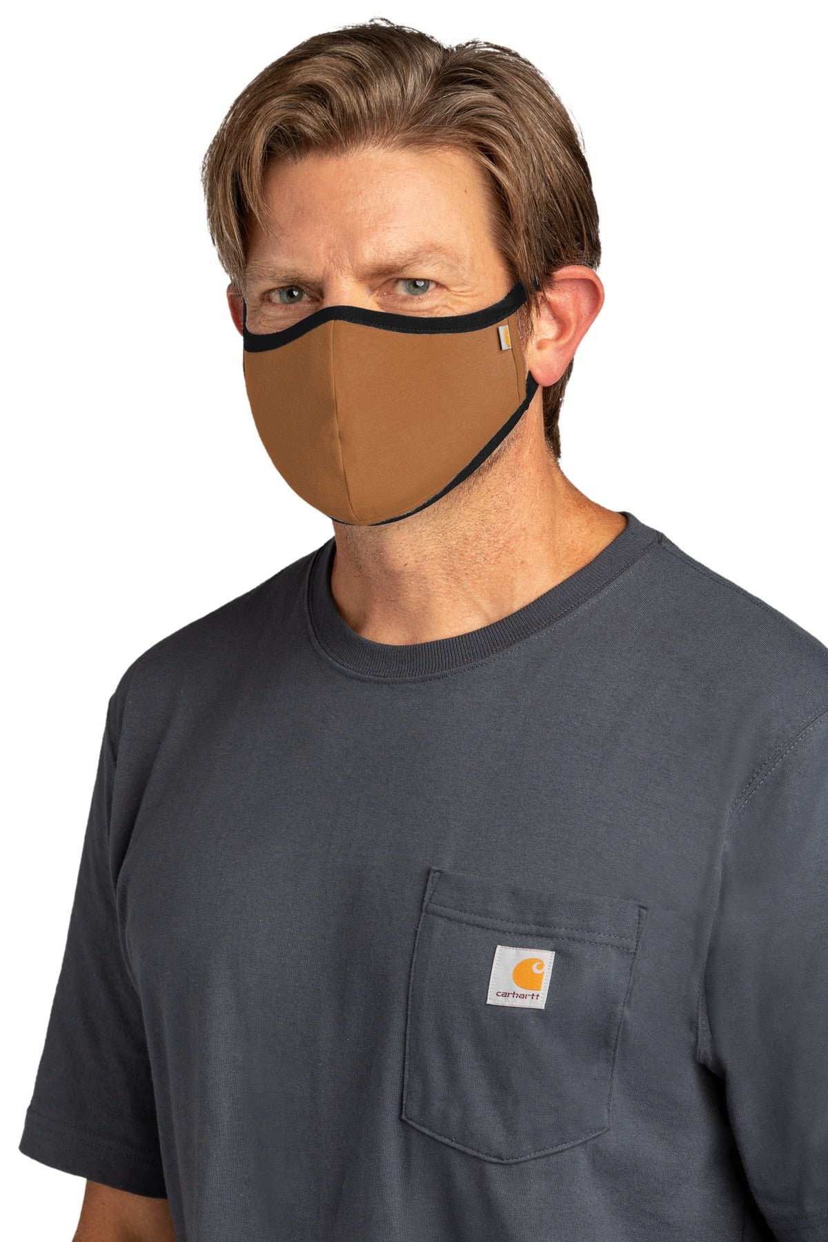 CarharttBr Carhartt Cotton Ear Loop Face Mask (3 pack) CT105160 plain