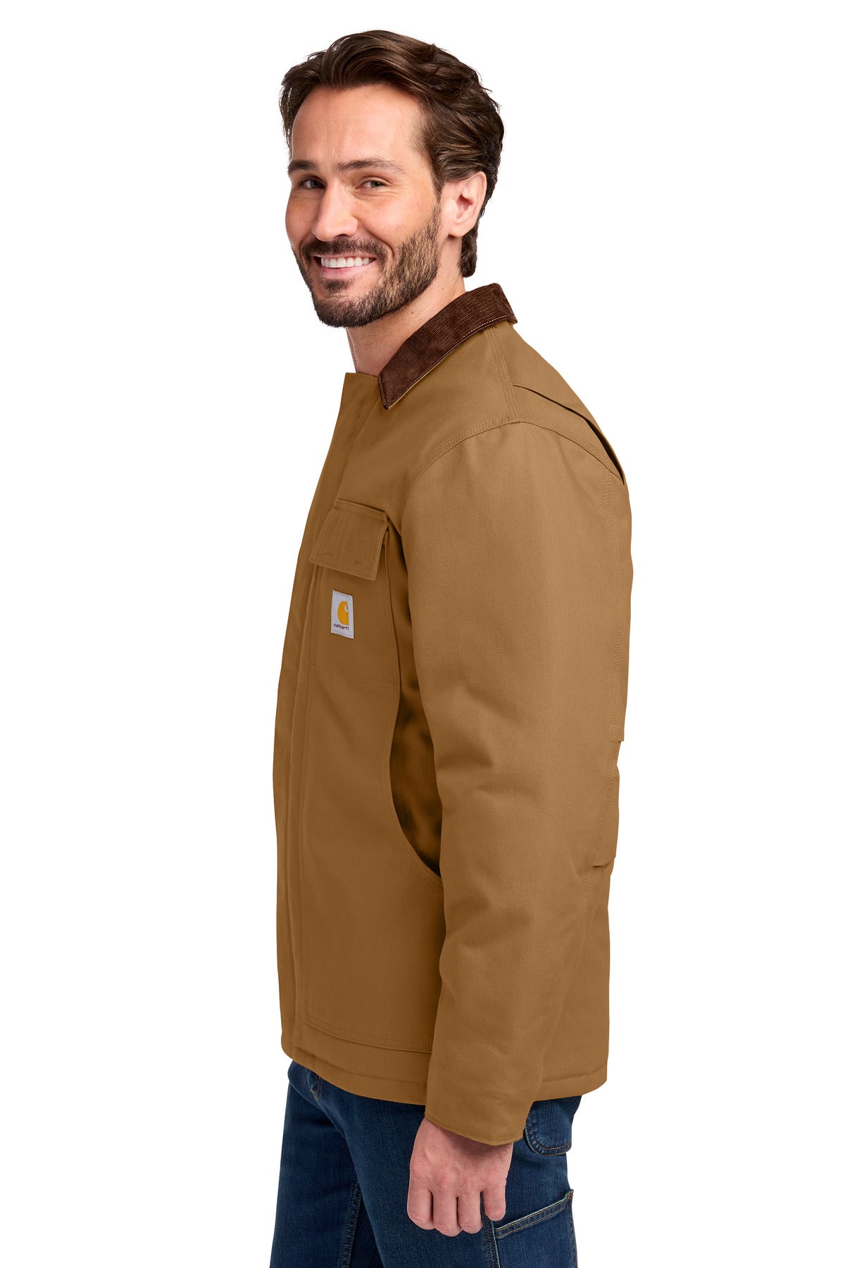 CarharttBr Carhartt Duck Traditional Coat. CT106674 plain