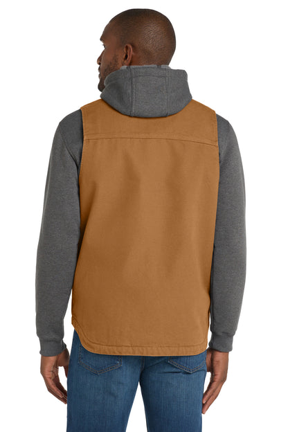 CarharttBr Carhartt Sherpa-Lined Mock Neck Vest CT104277 plain