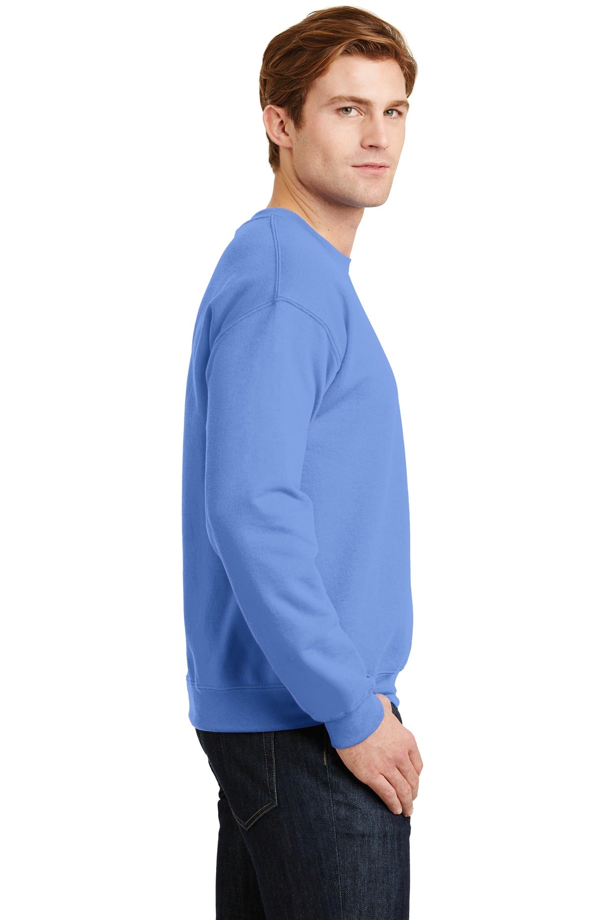 Carolina Blue Gildan Heavy Blend Crewneck Sweatshirt. 18000 plain