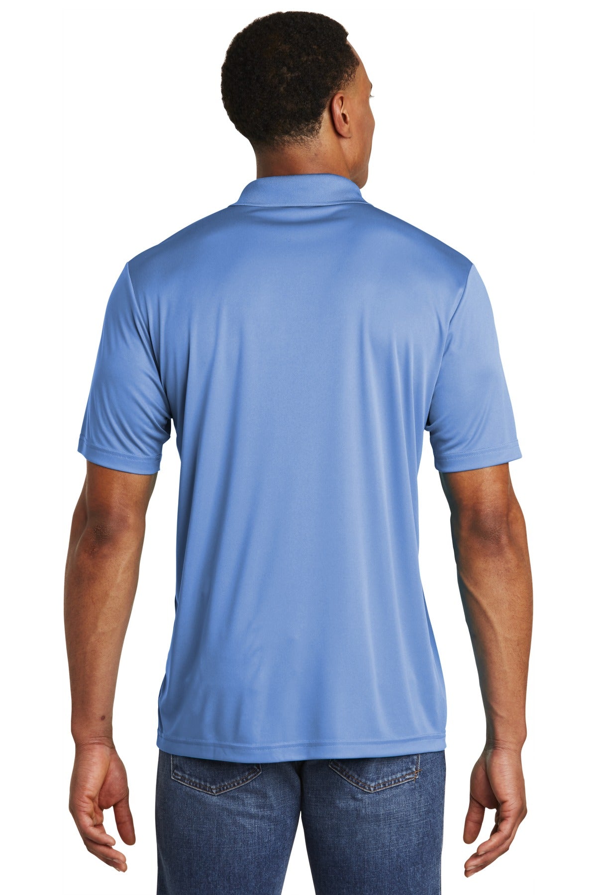 Carolina Blue Sport-Tek PosiCharge Competitor Polo. ST550 plain