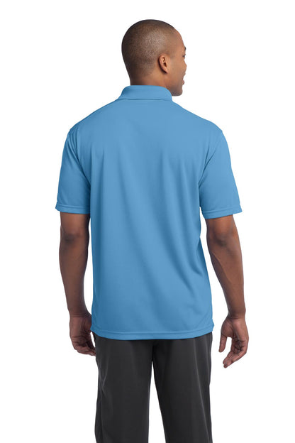 Carolina Blue Sport-Tek PosiCharge Micro-Mesh Polo. ST680 plain