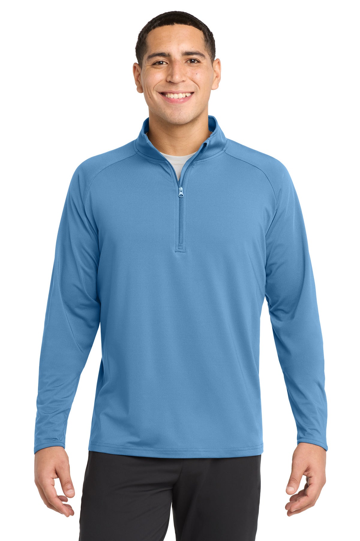 CarolinaBl Sport-Tek Sport-Wick Stretch 1/4-Zip Pullover. ST850