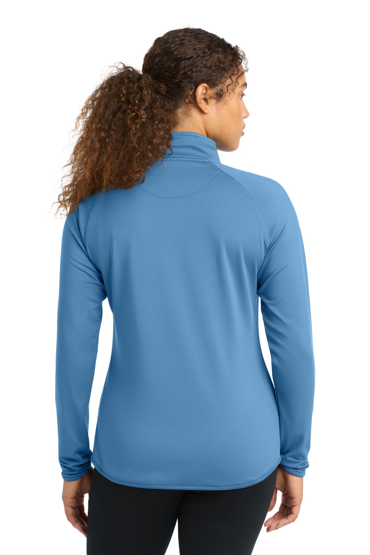 CarolinaBl Sport-Tek Women's Sport-Wick Stretch 1/4-Zip Pullover. LST850